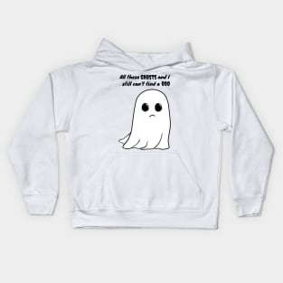 Ghost Dad Joke Halloween Shirt Kids Hoodie